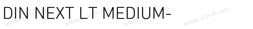 DIN NEXT LT MEDIUM字体转换